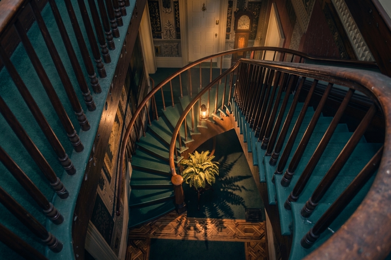 HHStairs w lantern